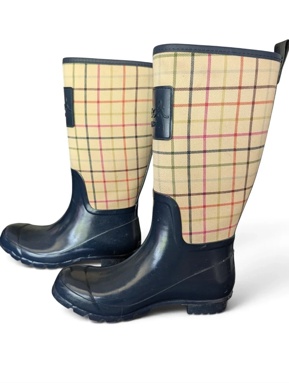 Coach Tattersall tall rain boots